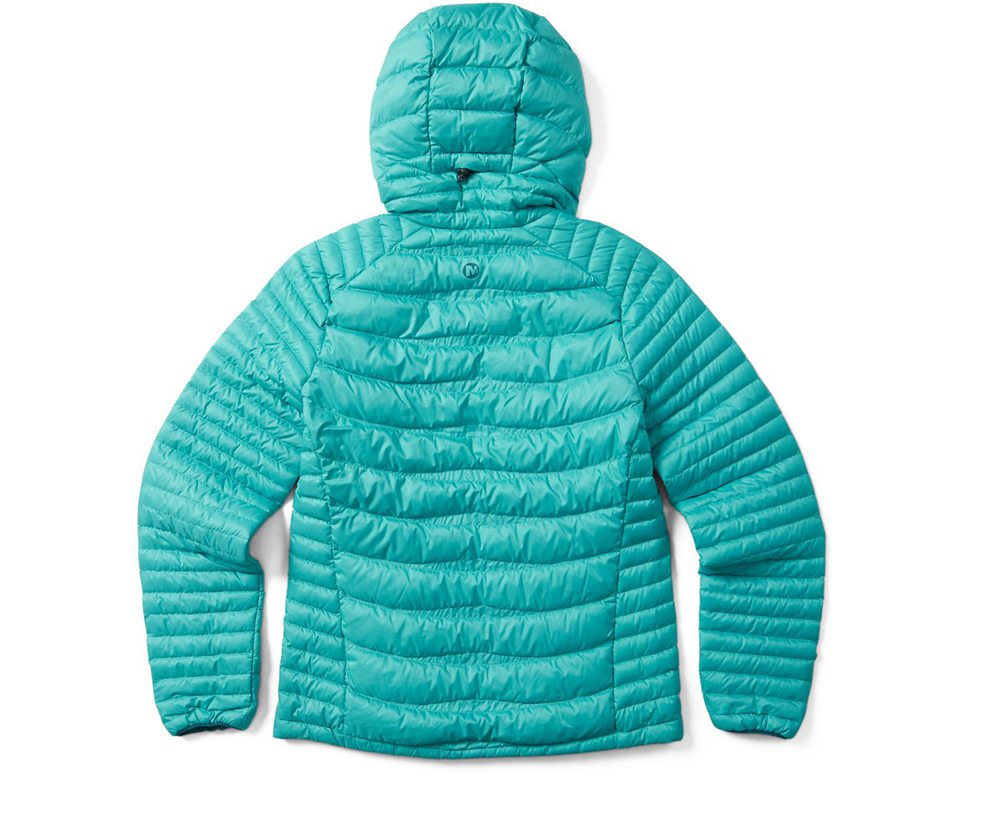 Jaqueta Senhora - Merrell Ridgevent™ Thermo Hoody - Menta - QJV760831